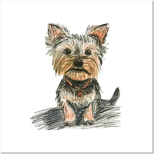 Funny Cute Yorkie Cute for Yorkshire Terrier Lovers Posters and Art